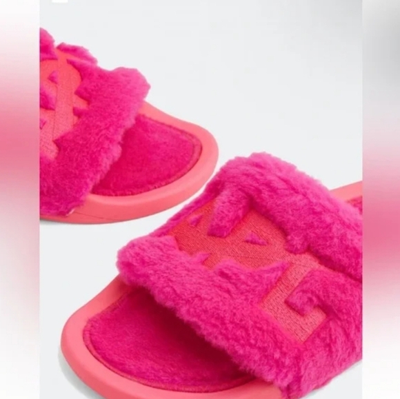 NIB! APL, Women's Sherling Slide, Neon Pink, Size 8, MSRP $195 - Picture 3 of 8